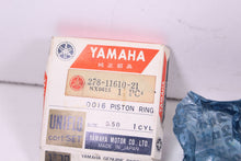 Load image into Gallery viewer, 1970-1972 YAMAHA R5 350 NOS OEM 2ND OVER PISTON RINGS 278-11610-21