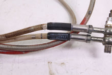 Load image into Gallery viewer, 1988 HONDA TRX250R RUSSEL AFTERMARKET STAINLESS BRAIDED FRONT BRAKE LINES
