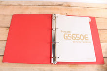 Load image into Gallery viewer, Suzuki GS650E GS650 GS 650 OEM Service Manual 99000-85701-0E3