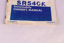 Load image into Gallery viewer, 1986 Yamaha SR540K OEM Owners Manual - SR540 SR 540