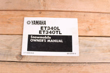 Load image into Gallery viewer, Yamaha ET340 ET 340 L TL OEM Owners Manual LIT-12628-00-84