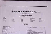 Load image into Gallery viewer, 1968-1976 HONDA FOUR STROKE SINGLES OEM PARTS REFERENCE GUIDE