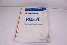 Load image into Gallery viewer, 2005 SUZUKI RM85 K5 OWNERS SERVICE MANUAL