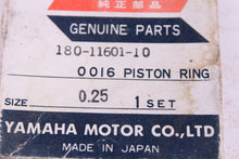 Load image into Gallery viewer, 1968-1969 Yamaha YG5 NOS OEM 1st Over Piston Rings  180-11601-10