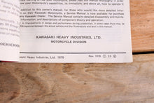Load image into Gallery viewer, Kawasaki KE175 KE 175 D2 OEM Owners Manual 99920-1076-01