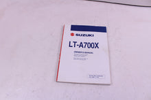 Load image into Gallery viewer, 2006 SUZUKI LTA 700 X OEM OWNERS MANUAL -- LT-A700X LTA700X 700X