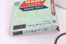Load image into Gallery viewer, 1970-1972 YAMAHA R5 350 NOS OEM 1ST OVER PISTON RINGS 278-11610-11