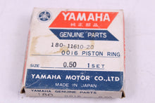 Load image into Gallery viewer, 1968-1969 Yamaha YG5 NOS OEM 2nd Over Piston Rings  180-11610-20