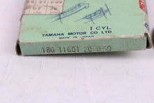 Load image into Gallery viewer, 1968-1969 Yamaha YG5 NOS OEM 2nd Over Piston Rings  180-11601-20