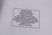 Load image into Gallery viewer, Yamaha FZ6-SS / SSC FZ6 OEM Service Manual