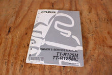 Load image into Gallery viewer, Yamaha TT-R125M/MC TTR 125 OEM Owners Service Manual