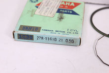 Load image into Gallery viewer, 1970-1972 YAMAHA R5 350 NOS OEM 2ND OVER PISTON RINGS 278-11610-21