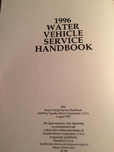 Load image into Gallery viewer, 1996 Yamaha Water Vehicle OEM Service Handbook