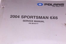 Load image into Gallery viewer, 2004 POLARIS SPORTSMAN 6X6 OEM SERVICE MANUAL W/ DVD 9918777