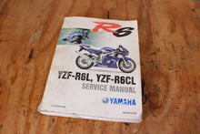 Load image into Gallery viewer, Yamaha YZF-R6L/CL YZF R6 OEM Service Manual