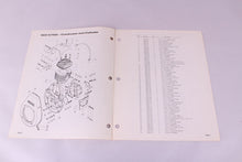 Load image into Gallery viewer, 1972 KAWASAKI KT150-292 CC SNOWMOBILE ENGINE ILLUSTRATED PARTS MANUAL / ARCTIC
