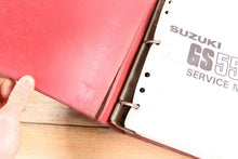 Load image into Gallery viewer, Suzuki GS550 GS 550 OEM Service Manual 99500-35011-03E3