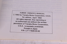 Load image into Gallery viewer, 1983 YAMAHA XJ650K OWNERS MANUAL  XJ650 XJ 650