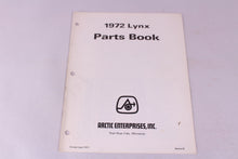 Load image into Gallery viewer, 1972 ARCTIC CAT LYNX PARTS BOOK / MANUAL