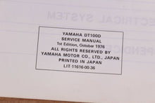 Load image into Gallery viewer, Yamaha DT100D DT100 DT 100 OEM Service Manual LIT-11616-00-36