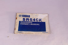 Load image into Gallery viewer, 1986 Yamaha SR540K OEM Owners Manual - SR540 SR 540